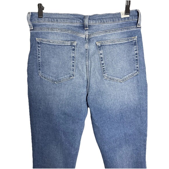 Frank & Eileen Cork Size 31 Button Fly Everyday Straight Blue Jeans Raw Hem - Picture 8 of 13